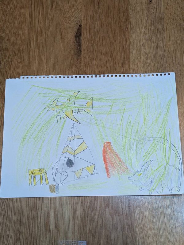 子どもの建築イラスト